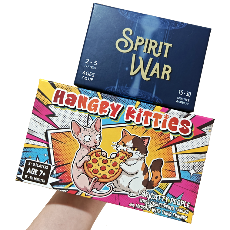 Boardverse Duo (Spirit War + Hangry Kitties) — Boardverse card game